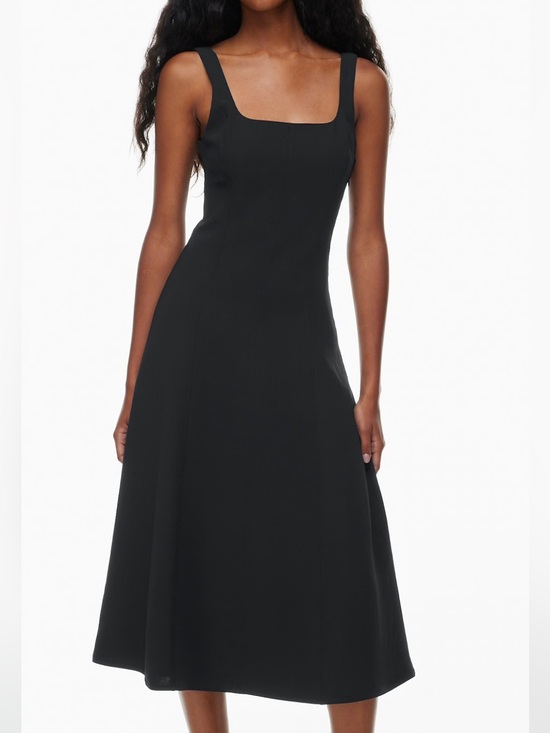 Wilfred Dresses & Skirts - Wilfred Black Midi Dress with Square Neck